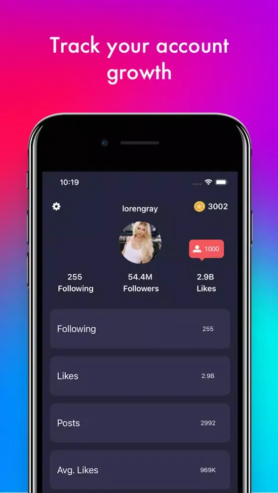 Screenshot di TikPlus - Followers & Likes