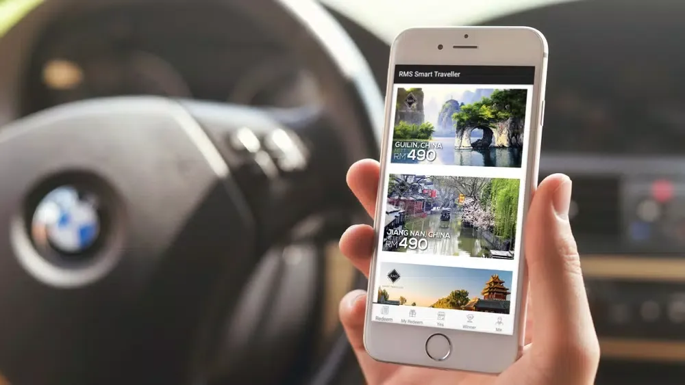 Zrzuty ekranu RMS Smart Travellers