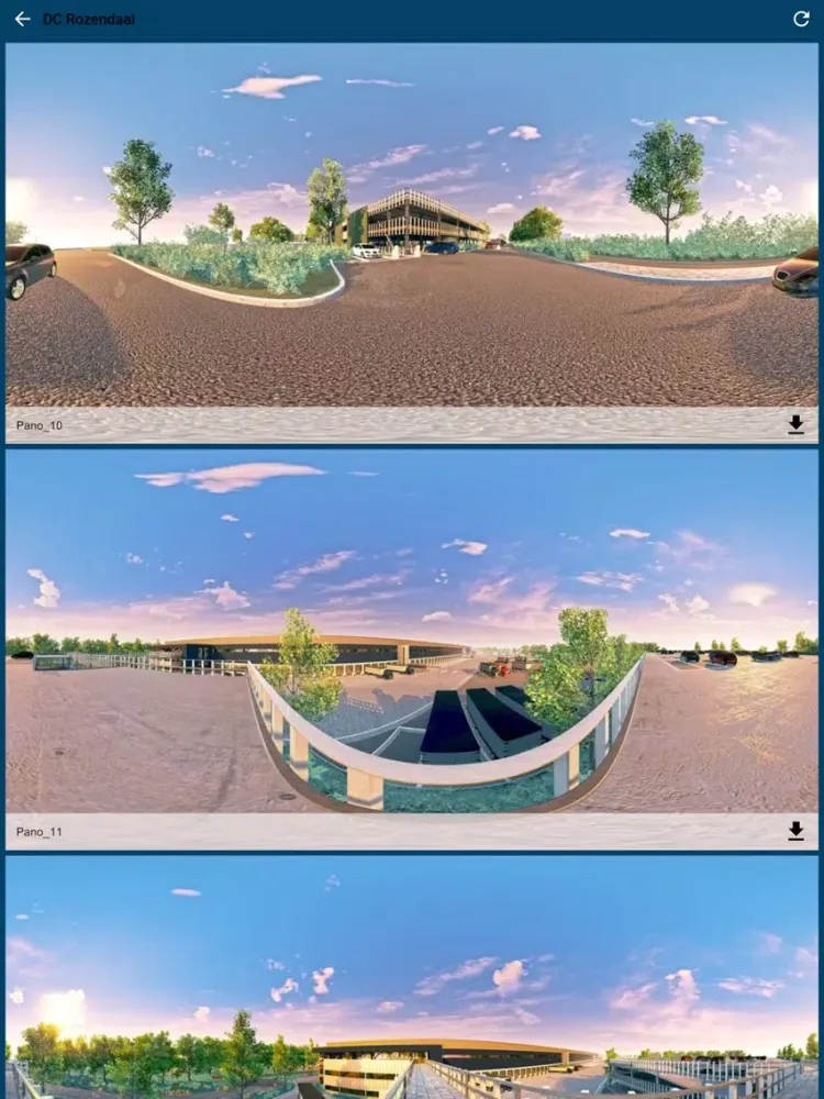 DCAM VR iPad  スクリーンショット