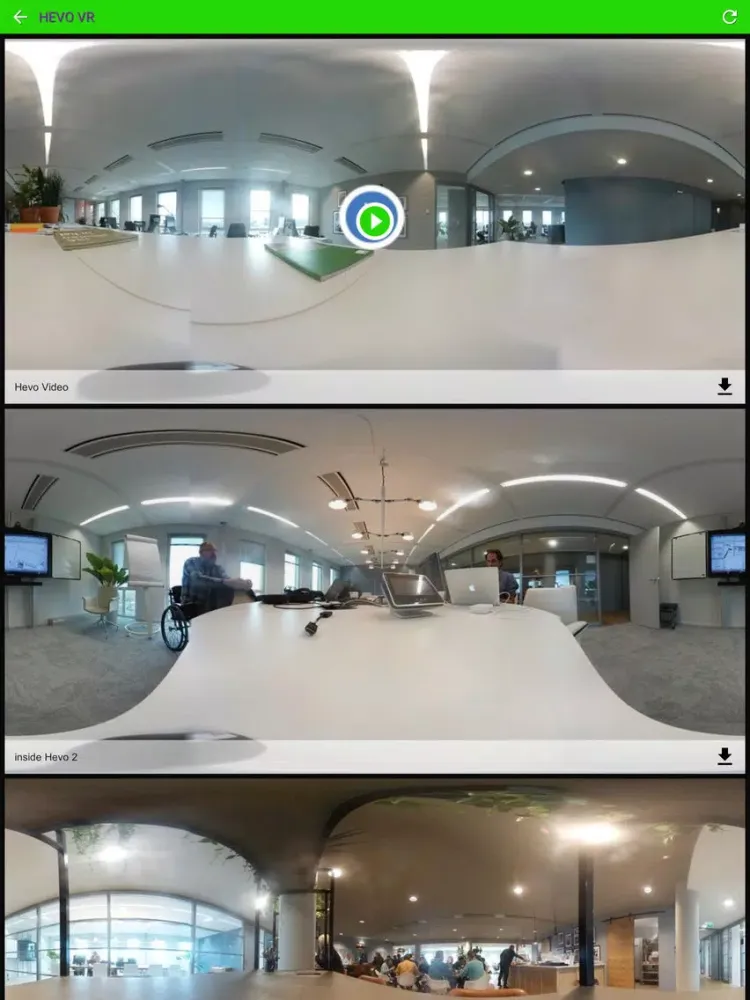 ภาพหน้าจอของ TBI VR iPad 