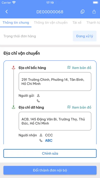 Smart Cargo TMS - ĐPV Screenshots