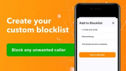 Capturas de tela do Spam Call Blocker: Stop Scam
