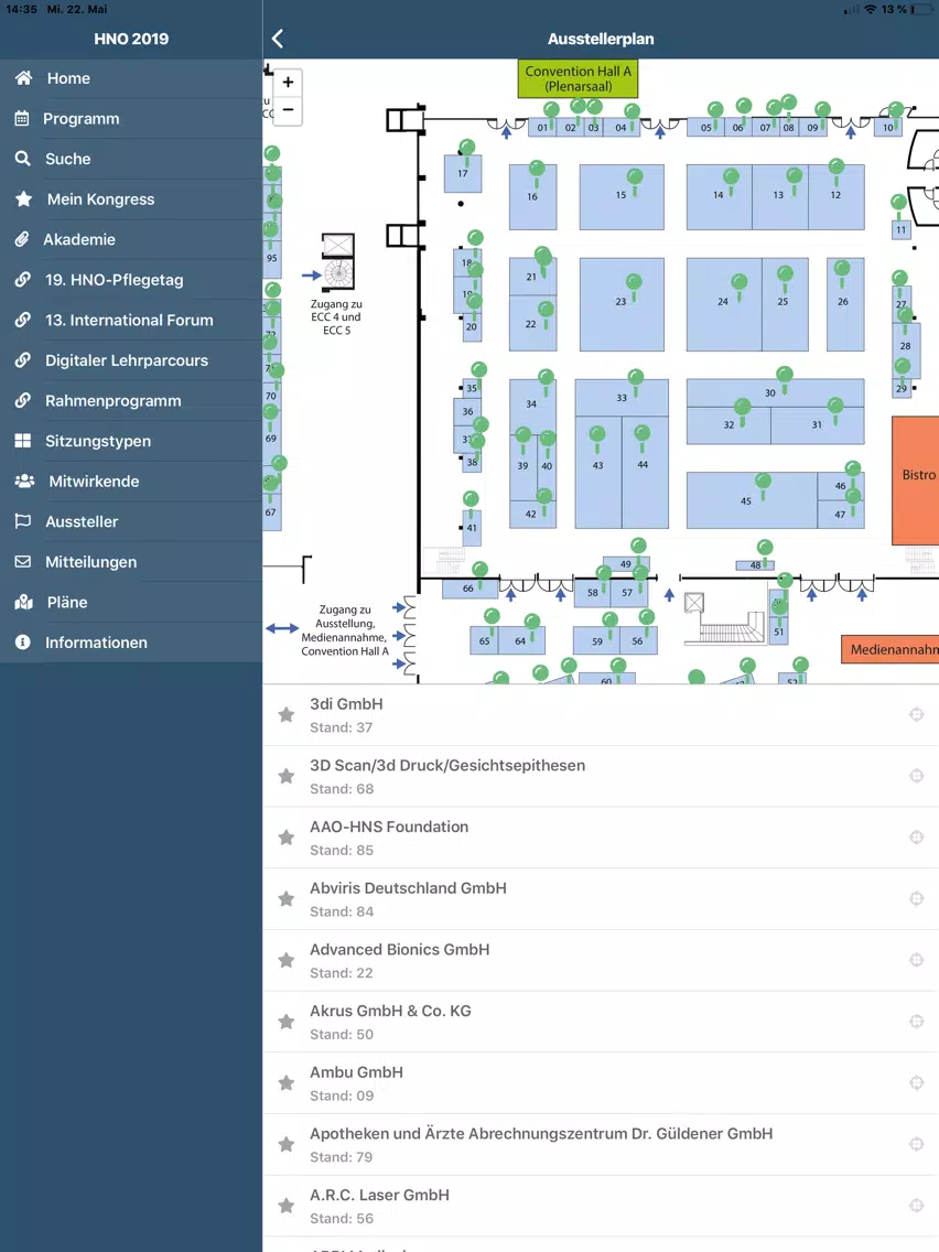 HNO 2019 iPad  Screenshots
