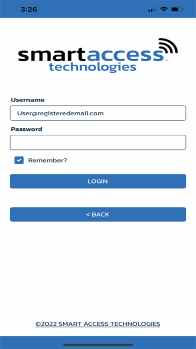 SmartAccess Technologies PLUS Screenshots
