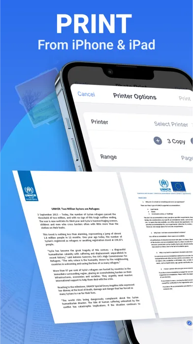 Captures d'écran de Smart Air Printer Master App