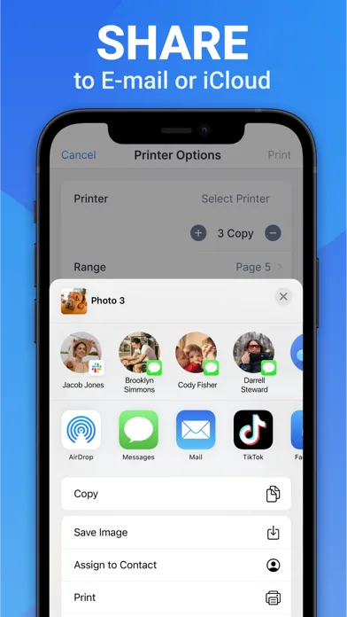 Captures d'écran de Smart Air Printer Master App