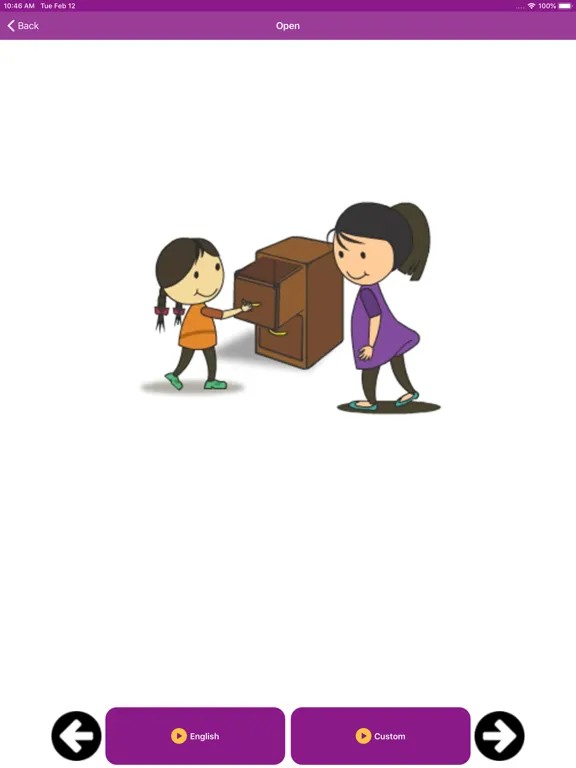 Tangkapan skrin SmarTap - See, Learn & Talk iPad 