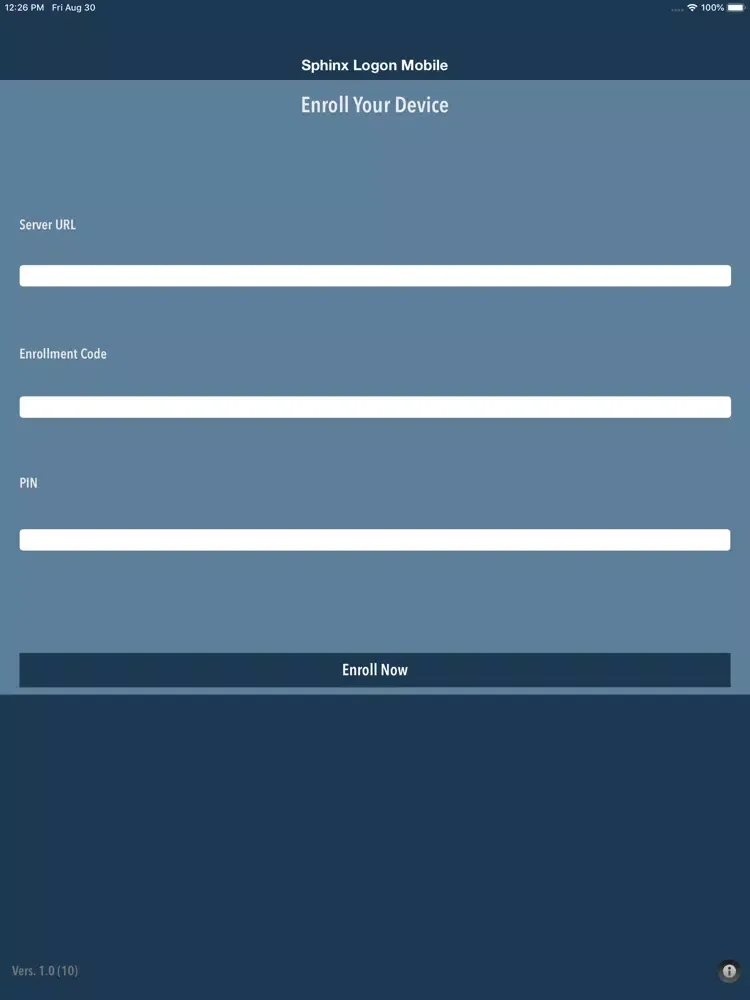 Sphinx - Logon Mobile iPad  Screenshots