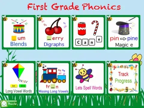 Montessori Phonemic Awareness for Homeschooling Grade 1 iPad  Screenshots