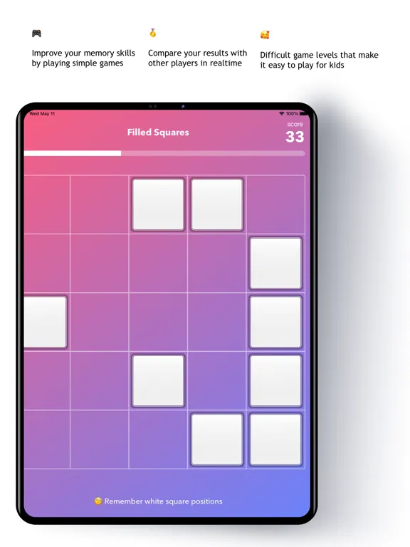 Capturas de pantalla de Memory Trainer iPad 