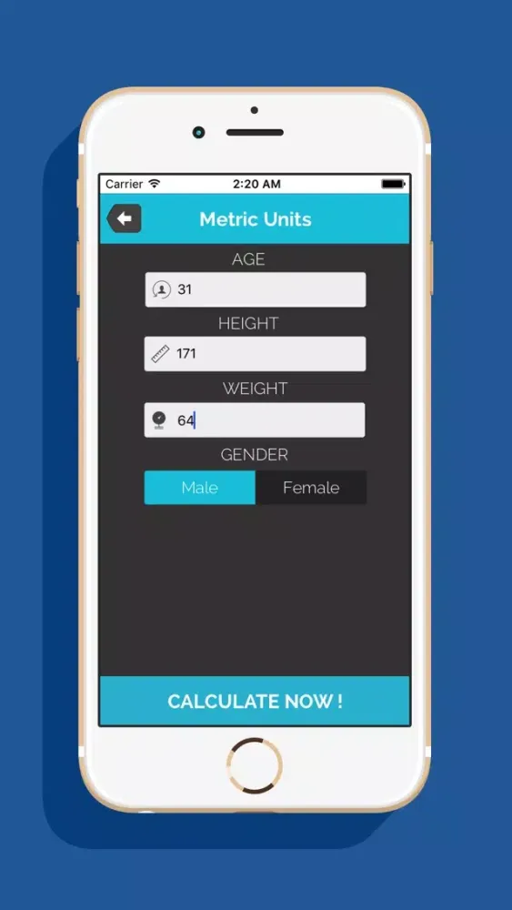 Smart weight BMI Calculator سکرین شاٹس