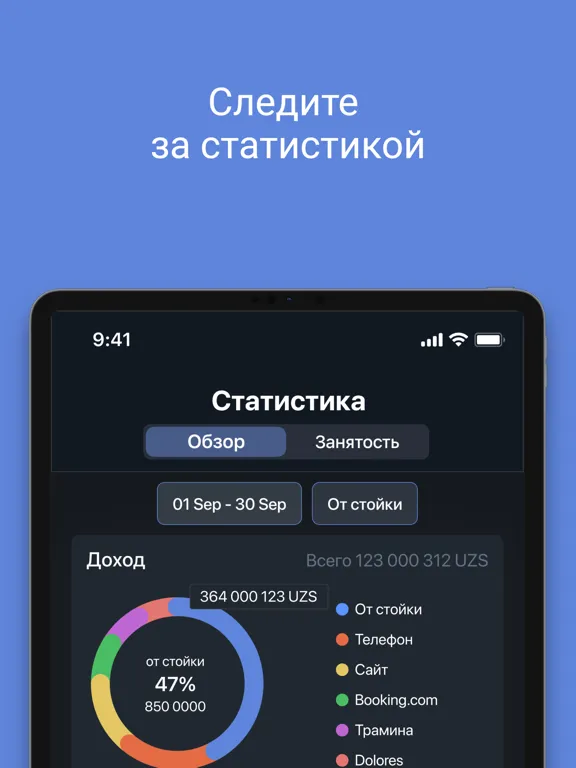 SmartBooking iPad  Screenshots