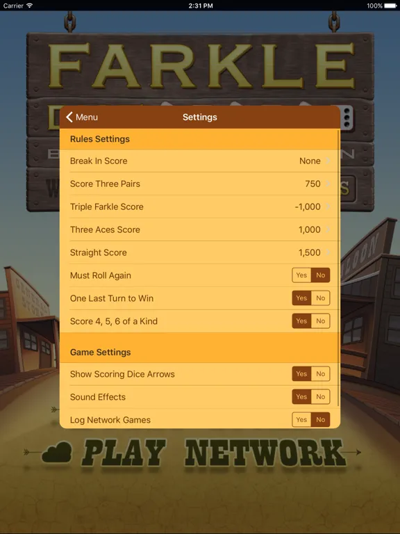 Farkle Dice DLX iPad 應用截圖