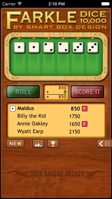 Zrzuty ekranu Farkle Dice!