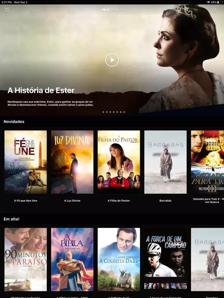 Netgospel Prime iPad  Ekran Görüntüleri