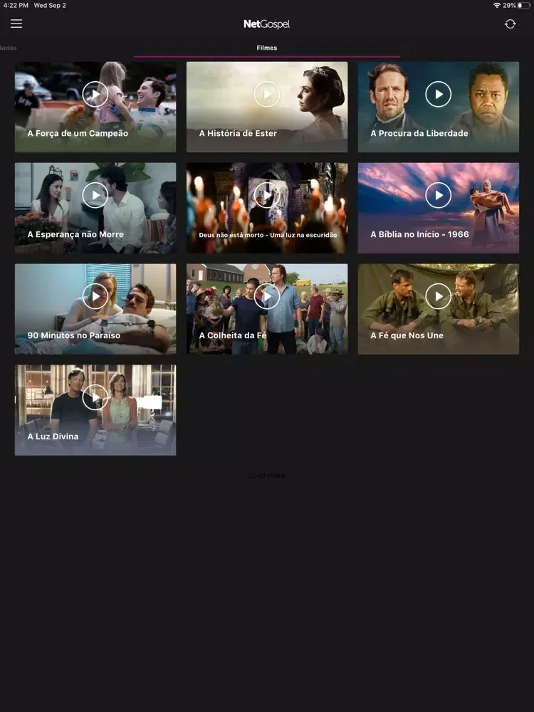 Netgospel Prime iPad  Ekran Görüntüleri