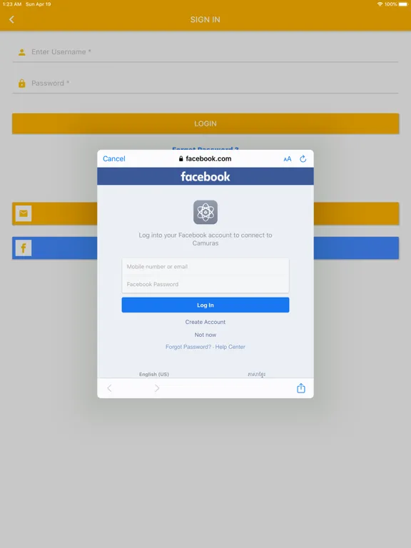 Скриншоты Connect MC Cambodia iPad 