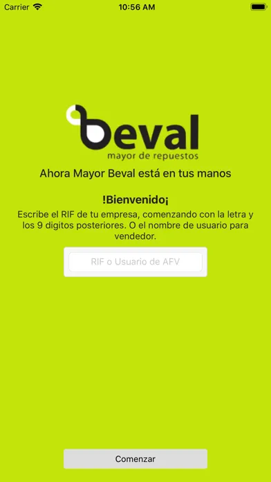 Capturas de tela do Catálogo Digital Beval C.A.