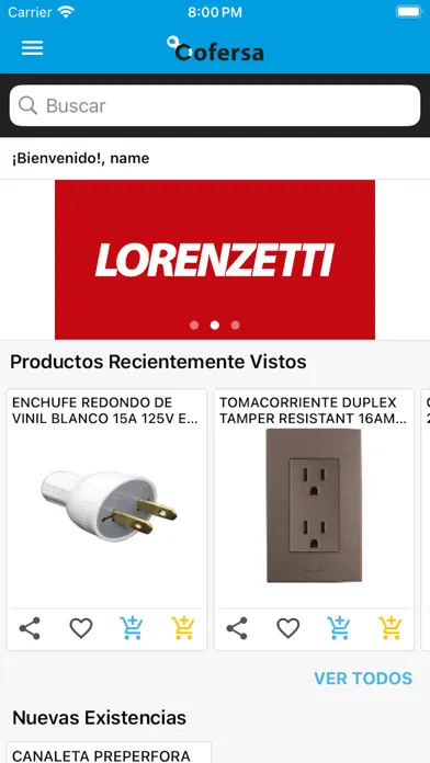 Captures d'écran de Catálogo Digital Cofersa