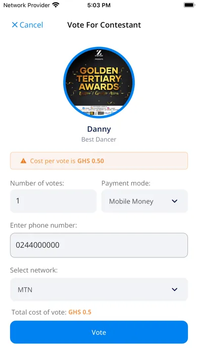 SmartCast: Voting App by Nalo سکرین شاٹس