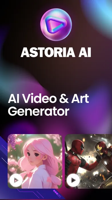 Tangkapan skrin AI Video Art Generator Astoria