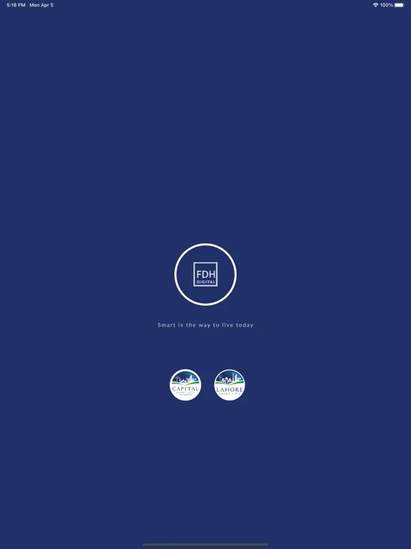 Tangkapan layar Smart City Digital iPad 