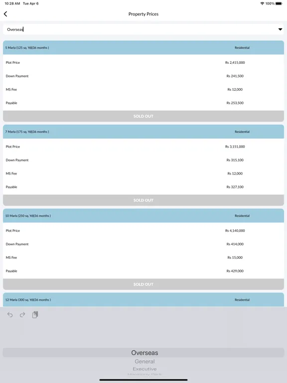 Tangkapan layar Smart City Digital iPad 