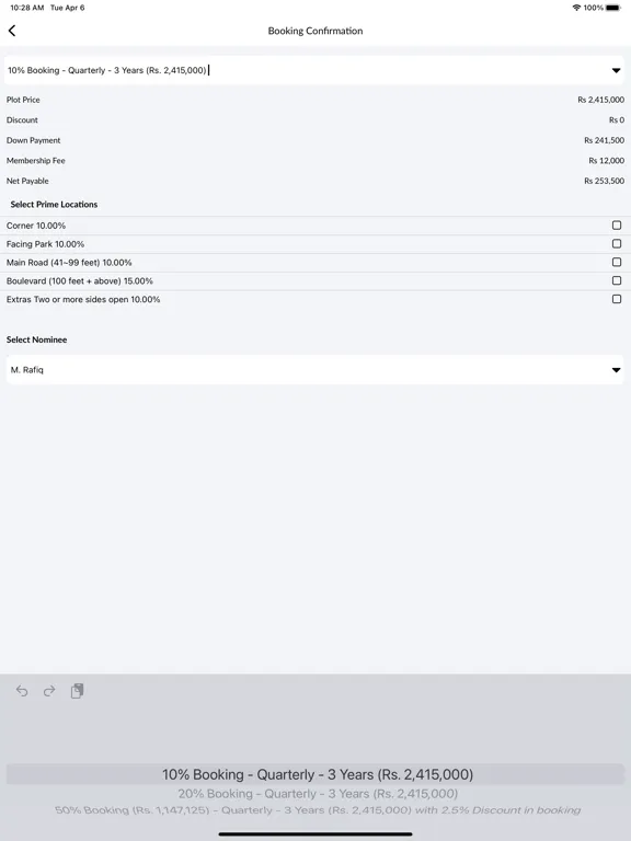 Tangkapan layar Smart City Digital iPad 