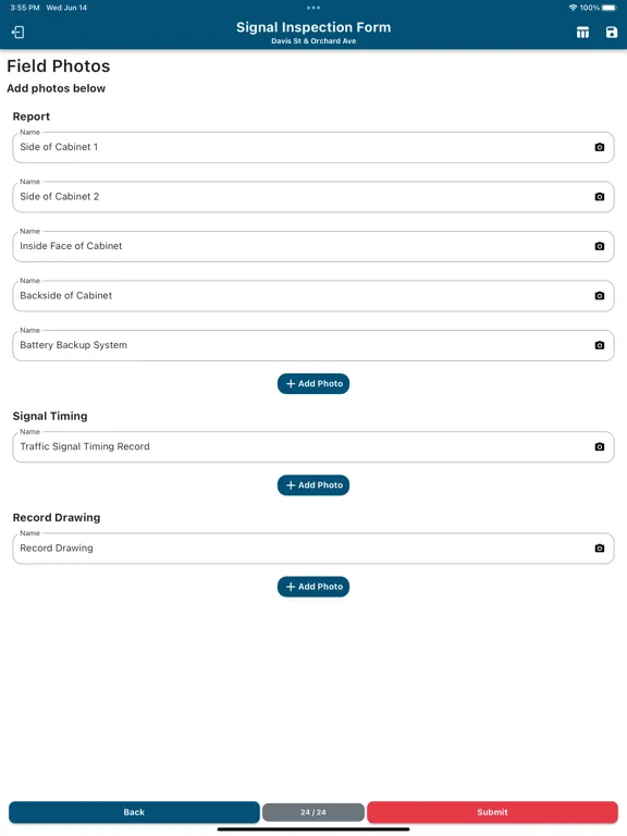 SCS CalTrans Inspections iPad 应用截图