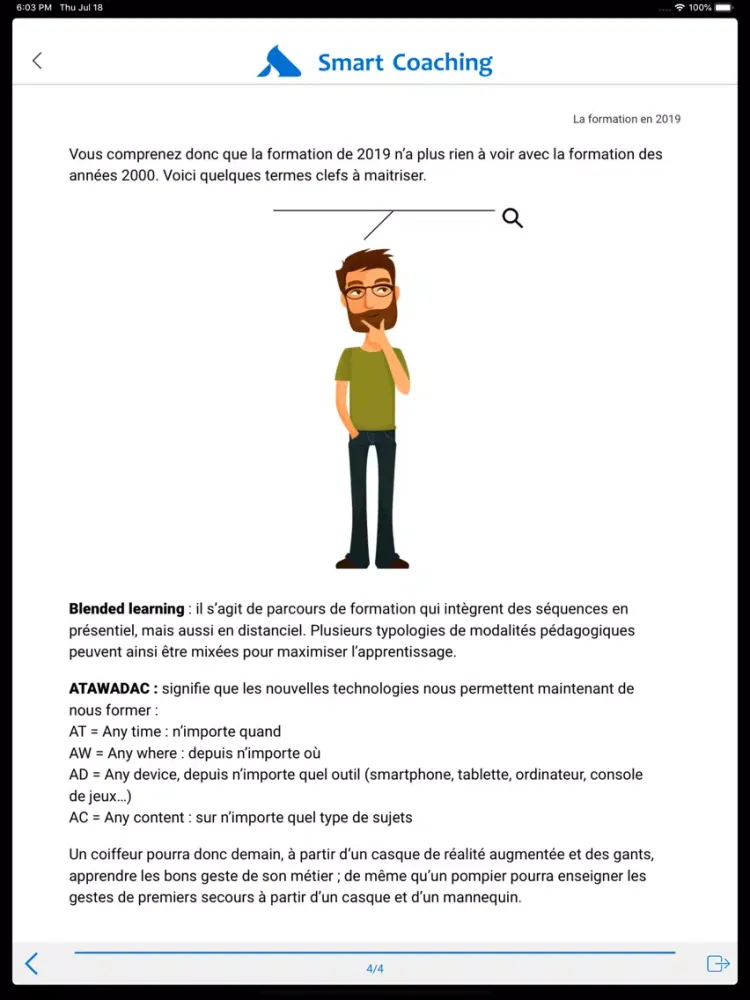 Smart Coaching for business iPad  Screenshots