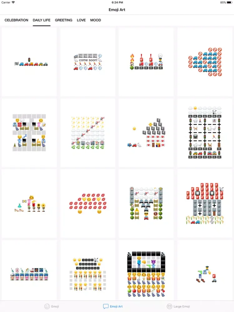 Fancy Emoji - Creative Emojis iPad  Screenshots