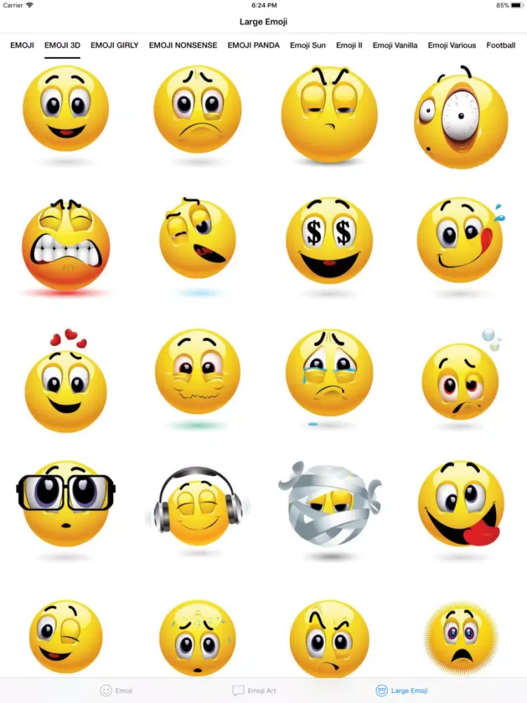 Fancy Emoji - Creative Emojis iPad  Screenshots