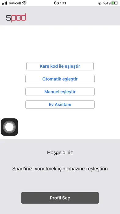 SPad HomeKit Ekran Görüntüleri