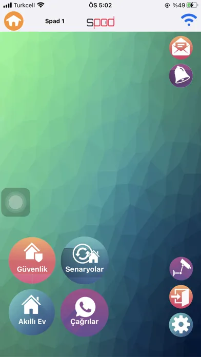 SPad HomeKit Ekran Görüntüleri