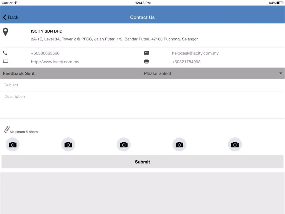 ISCiTy Mobile iPad 應用截圖