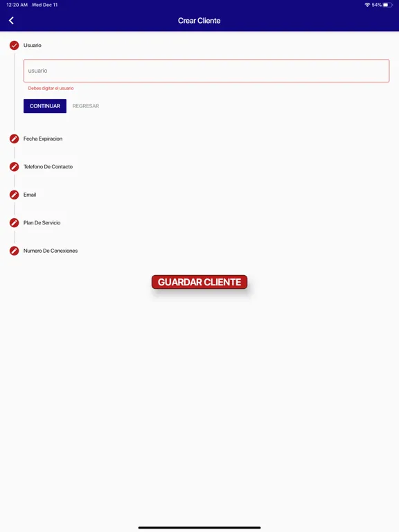 Capturas de pantalla de IPTV Control iPad 