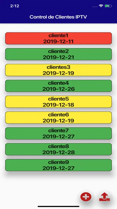 Capturas de pantalla de IPTV Control