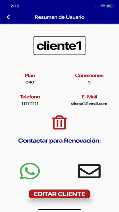 Capturas de pantalla de IPTV Control