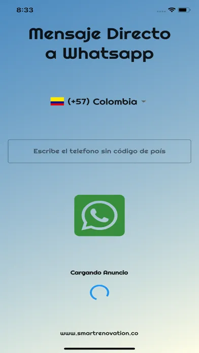 Screenshot di Mensaje Directo