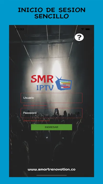 Zrzuty ekranu SMR Player TV