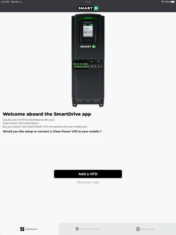 Clean Power VFD iPad  Screenshots