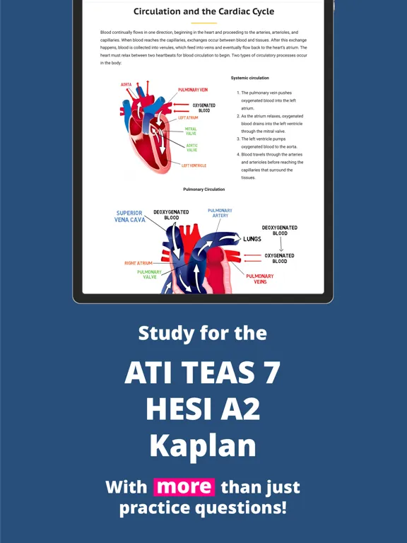 SE ATI TEAS & HESI Prep 2024 iPad  Screenshots