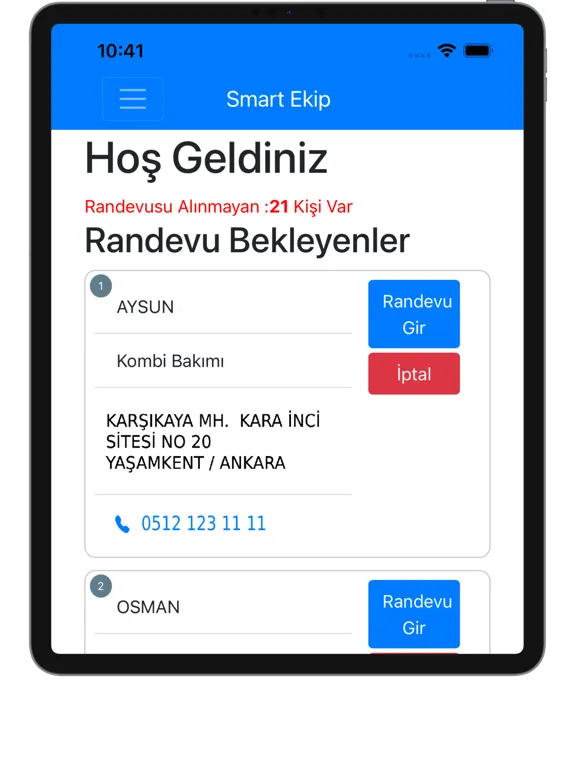 Zrzuty ekranu Smart Ekip iPad 