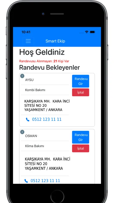 Zrzuty ekranu Smart Ekip
