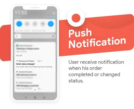 Food Delivery Flutter + PHP La Ekran Görüntüleri