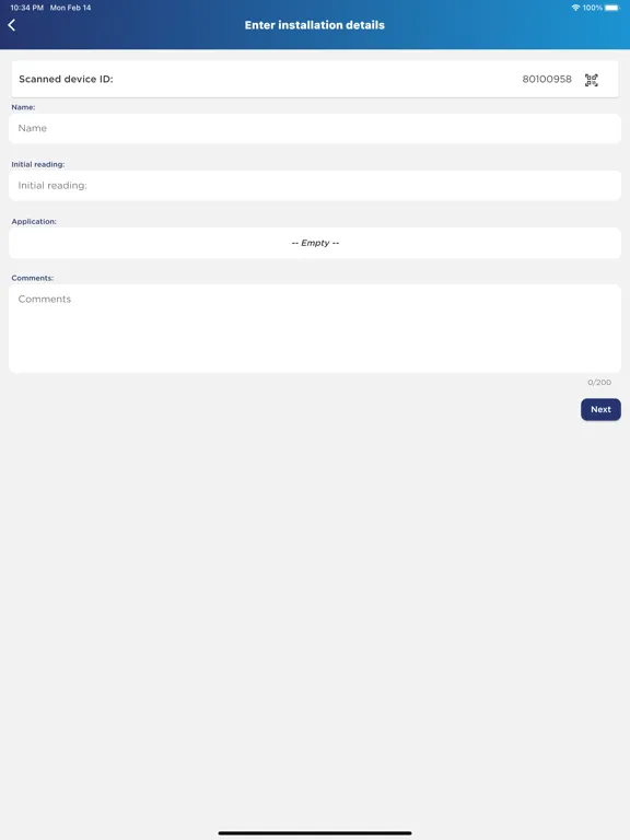 SmarterInstall iPad  Screenshots