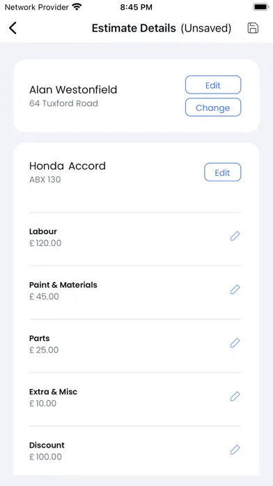 تصاویر SMART Estimator App
