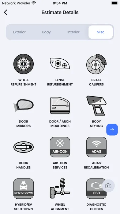 تصاویر SMART Estimator App