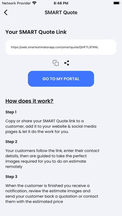تصاویر SMART Estimator App