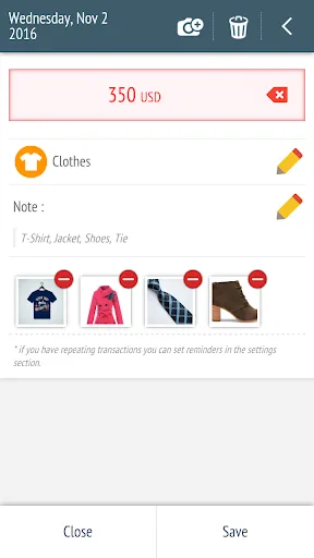 Expense Manager - Tracker應用截圖